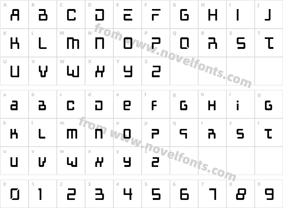 McAlbertoCharacter Map