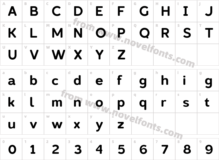Lusio Soft SemiboldCharacter Map