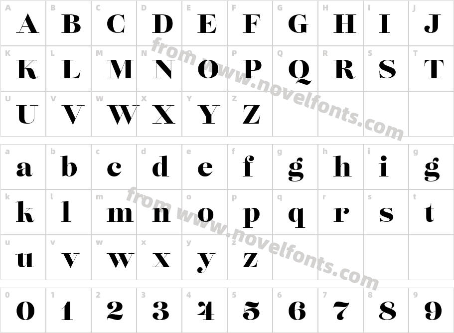 Lust Pro Didone No5Character Map