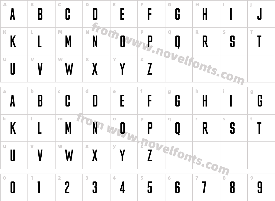 M FredCharacter Map