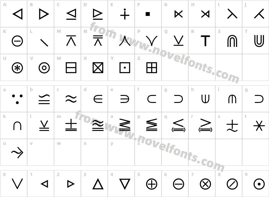 M Ma BinarySS RegularCharacter Map