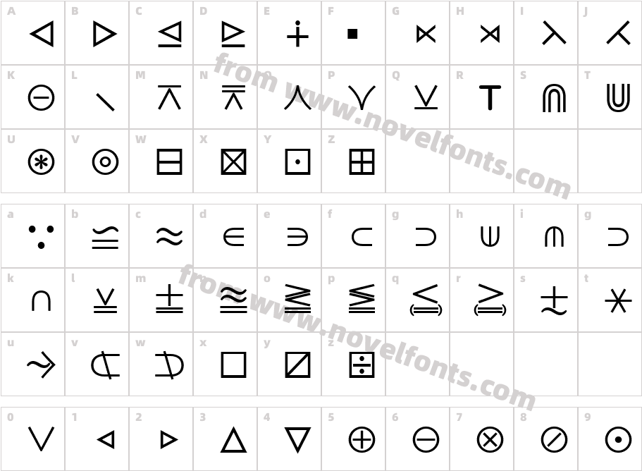 M Ma BinarySS RegularCharacter Map