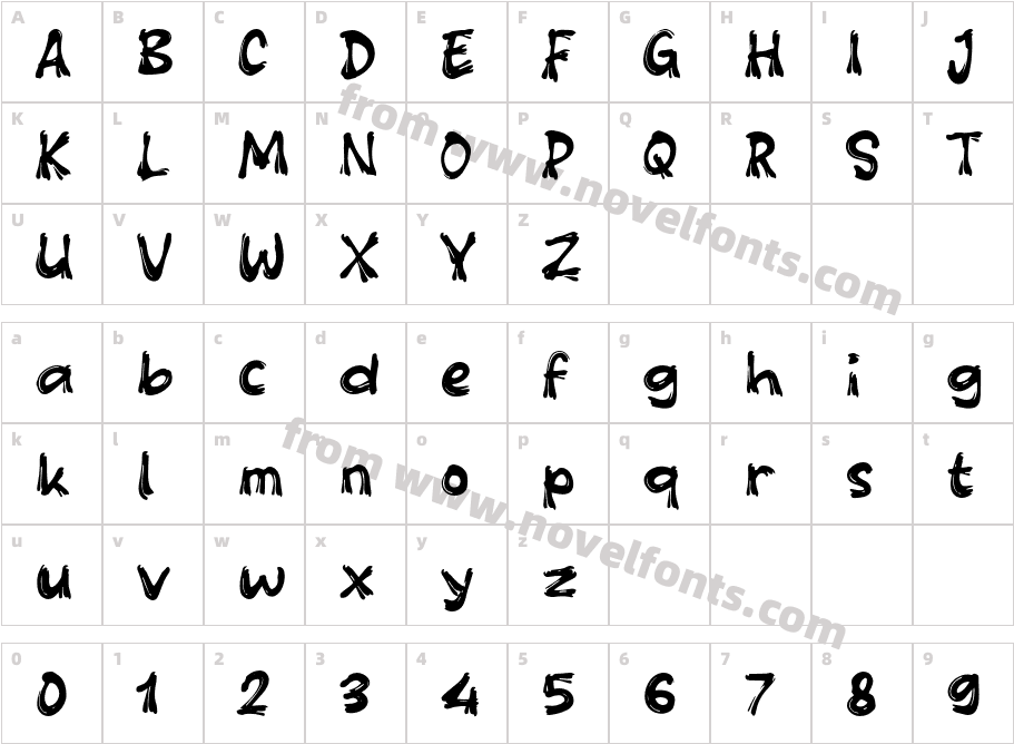 M MidangetCharacter Map