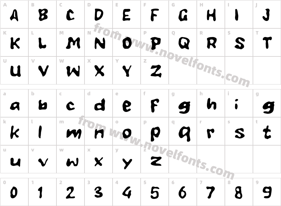 M MiuanCharacter Map