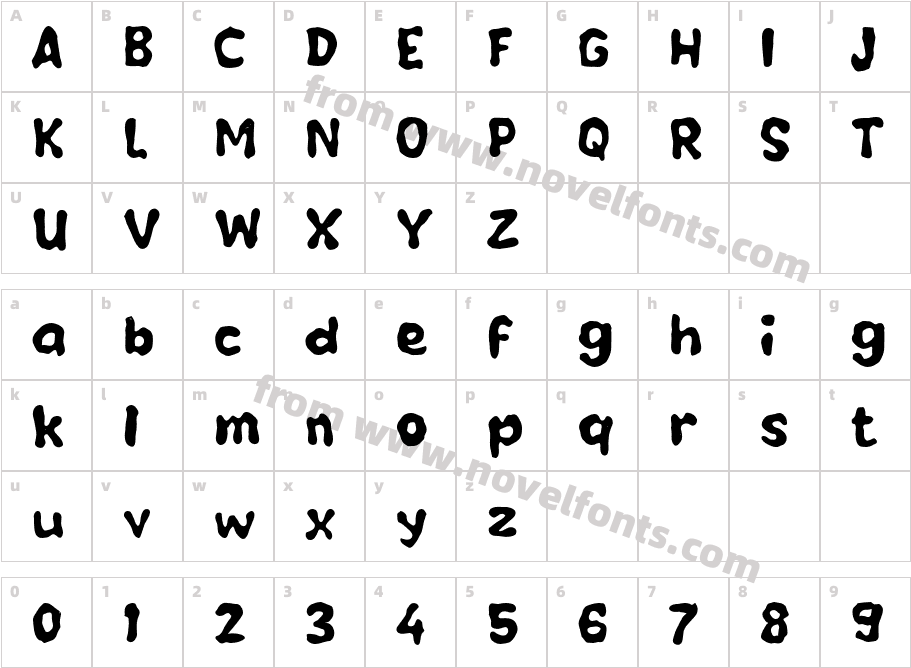 M MlakuCharacter Map
