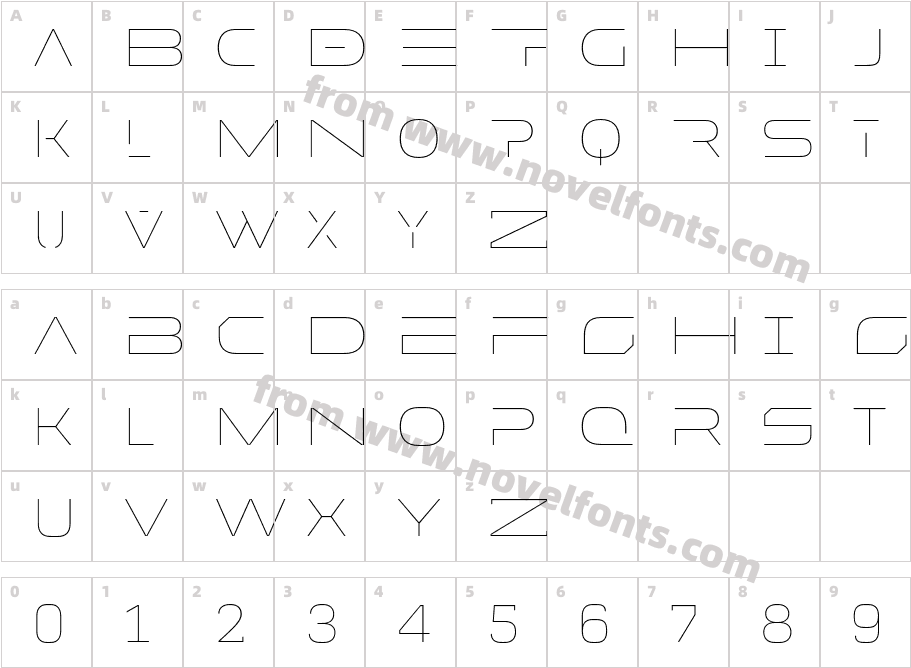 MADE FutureXHEADER LineCharacter Map