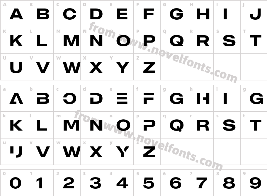 MADE Outer Sans Alt MediumCharacter Map
