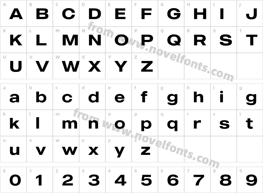 MADE Outer Sans MediumCharacter Map