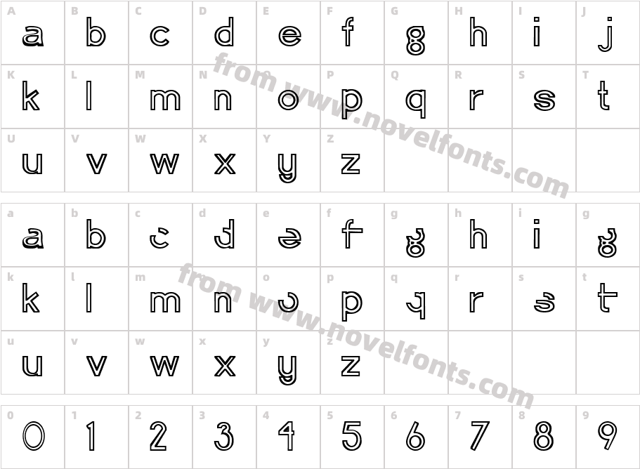 189-CAI978Character Map