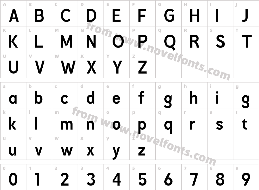 MegiarCharacter Map