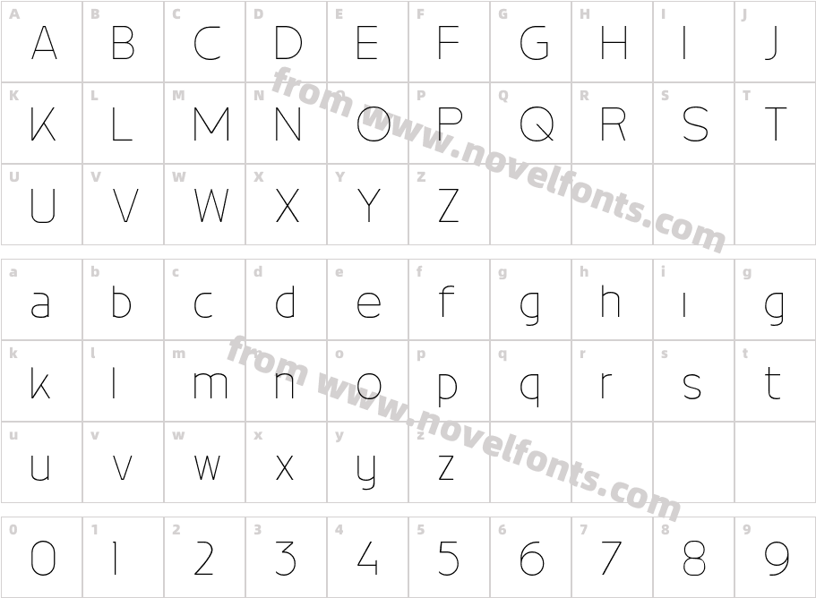 MBF Neutral Jack Extra LightCharacter Map
