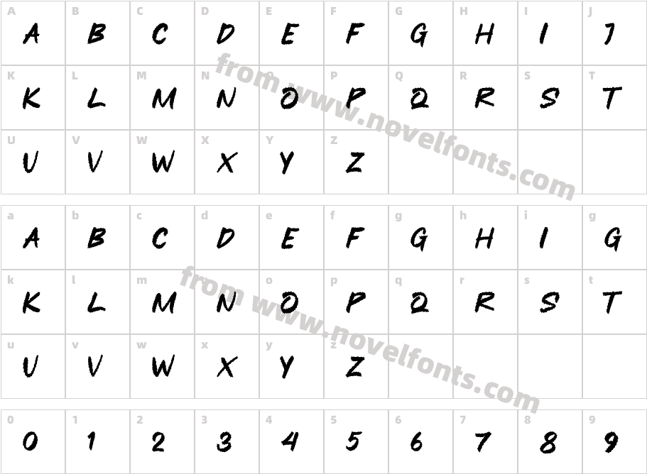 MONIMONICharacter Map