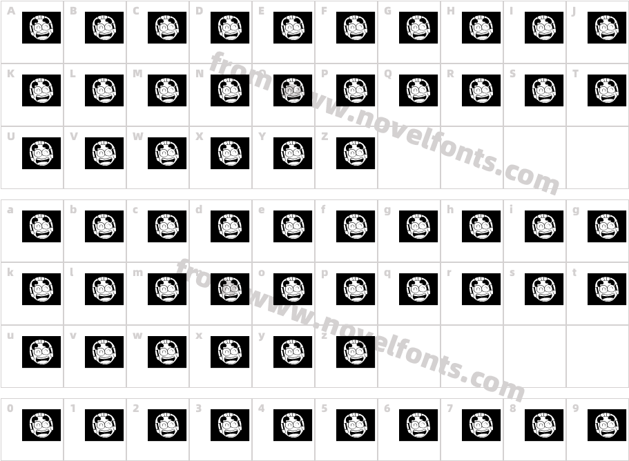MOQA FLOATCharacter Map