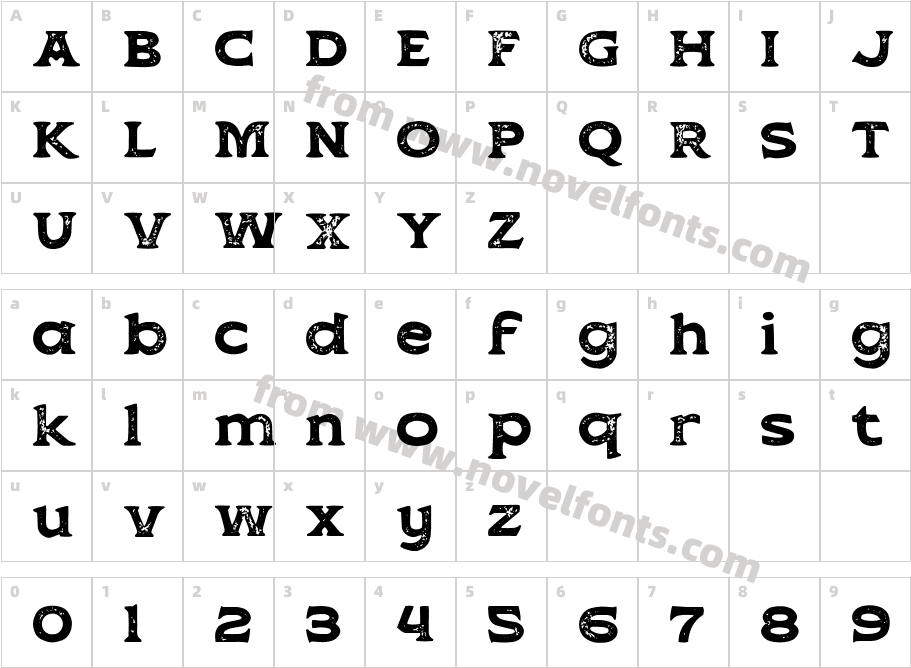 MORTARENCharacter Map