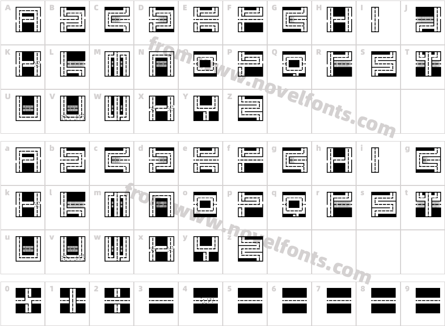 Melancholic Roadeo RegularCharacter Map