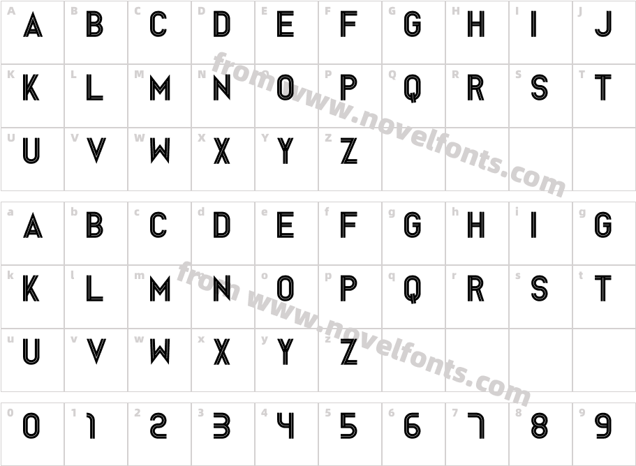 MabrocCharacter Map
