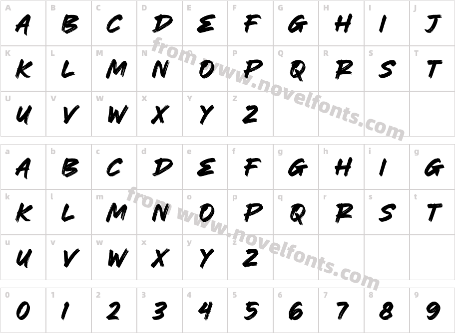 Machine Ground BrushCharacter Map