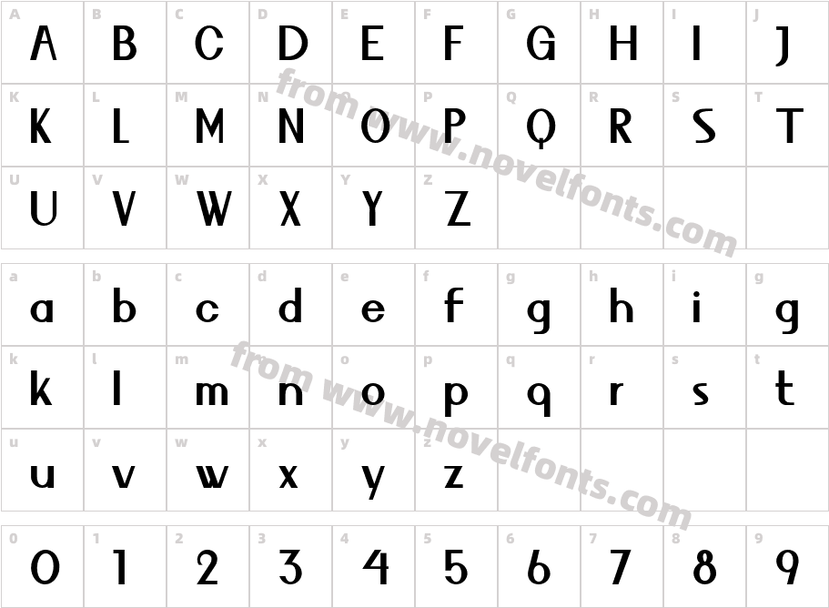 Magas Semibold SemiboldCharacter Map