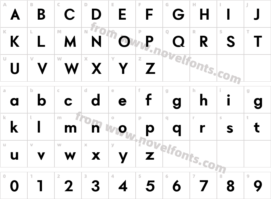 Magnify SemiboldCharacter Map