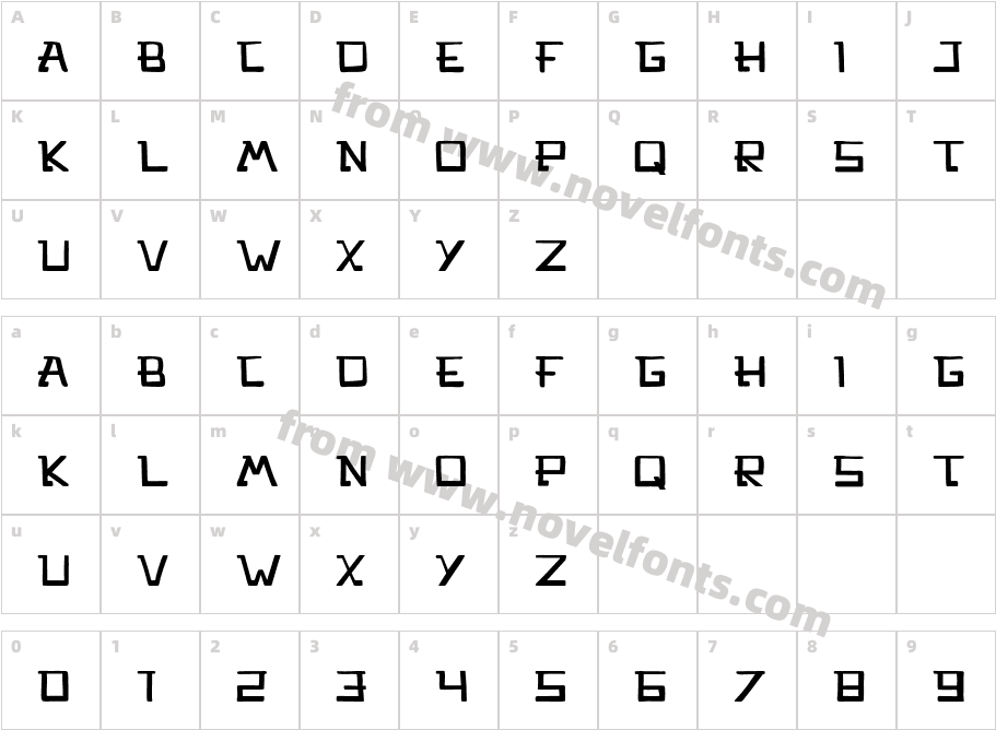 MercadoCharacter Map