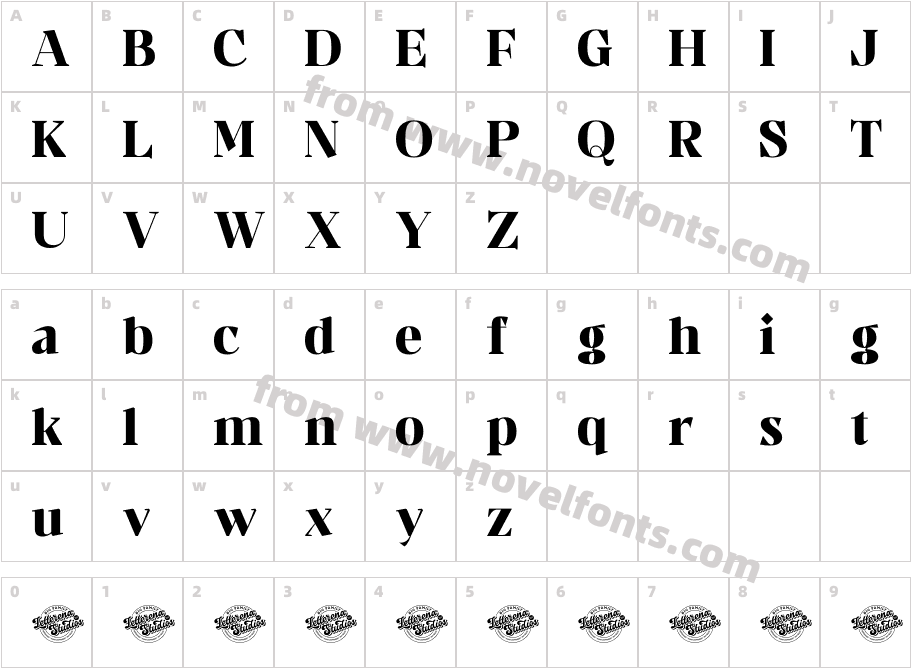 Makien DEMO VERSIONCharacter Map