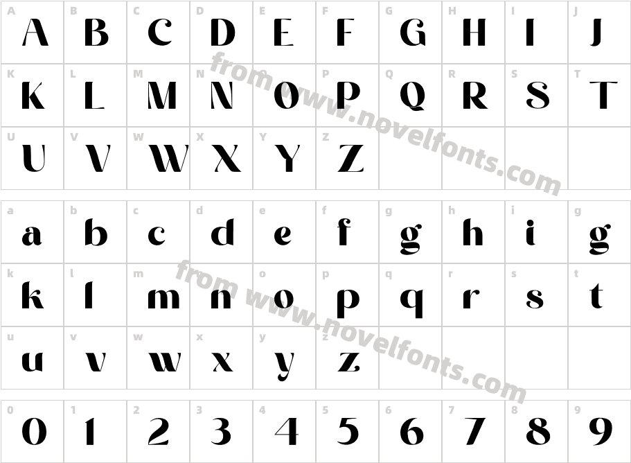 Malky VanillaCharacter Map