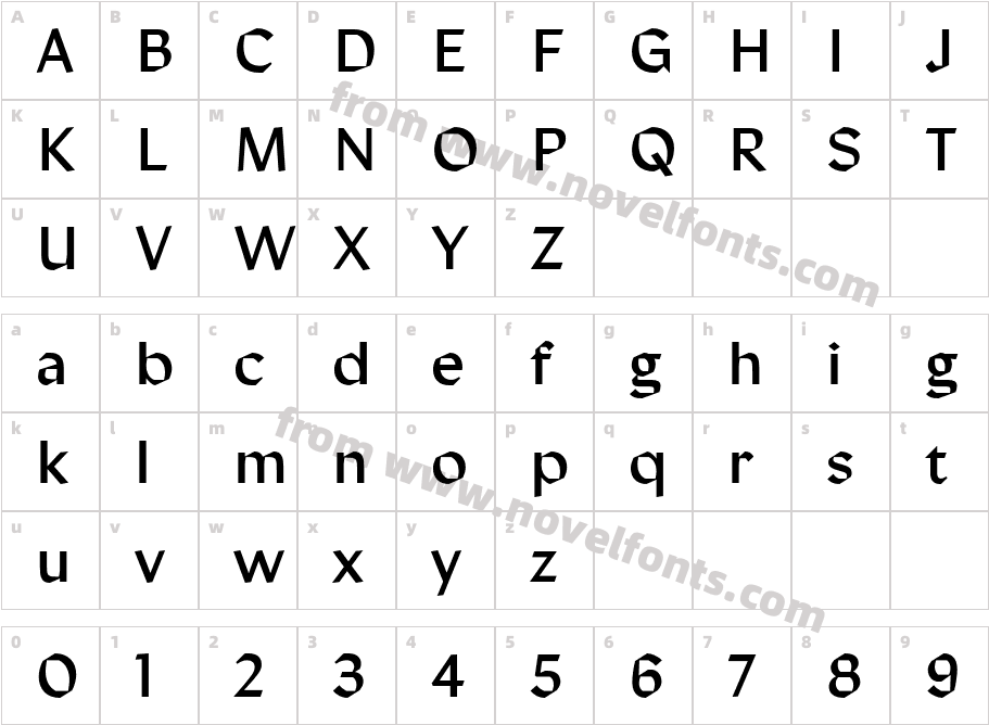 Manofa LightCharacter Map