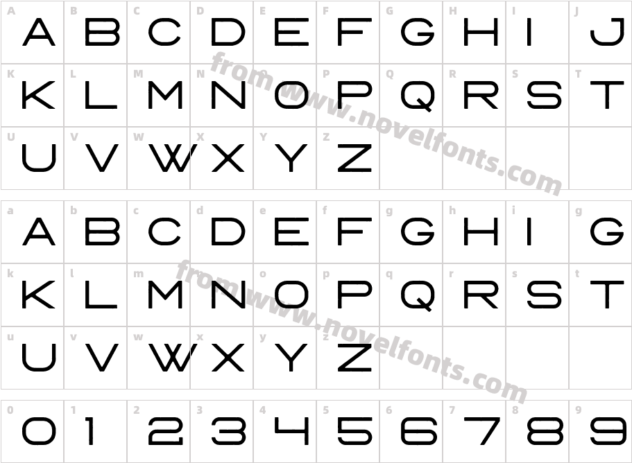 Manta Style Sans RoughCharacter Map