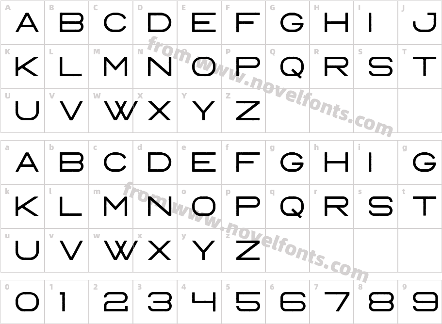 Manta Style Sans RoughCharacter Map