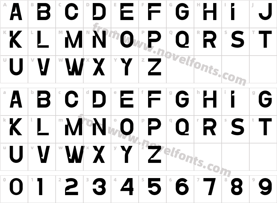 MaqonCharacter Map