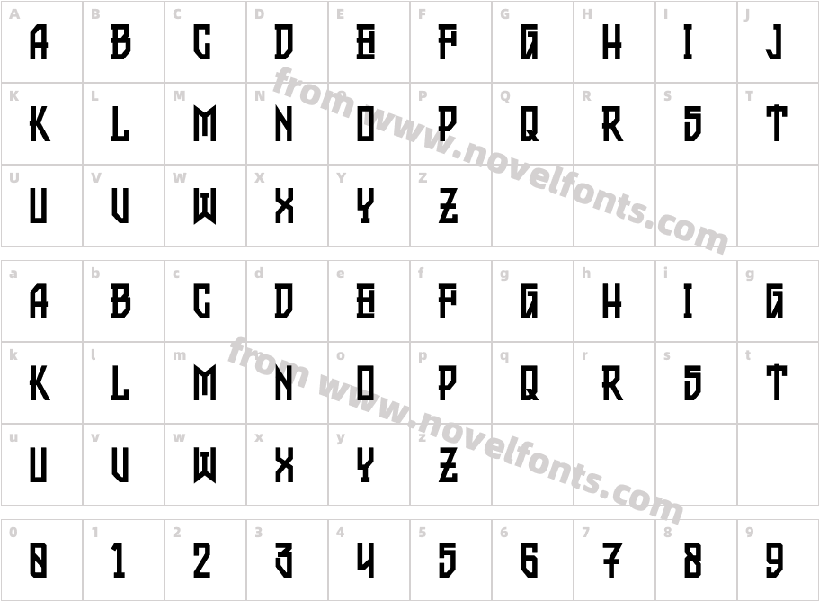 Mark Co. SemiboldCharacter Map