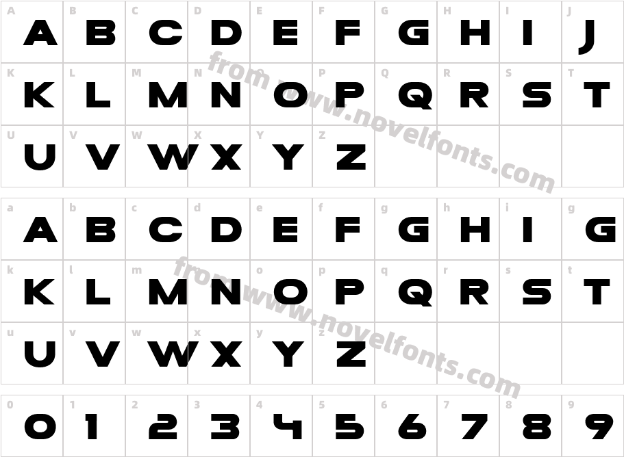 Mesa GrandeCharacter Map