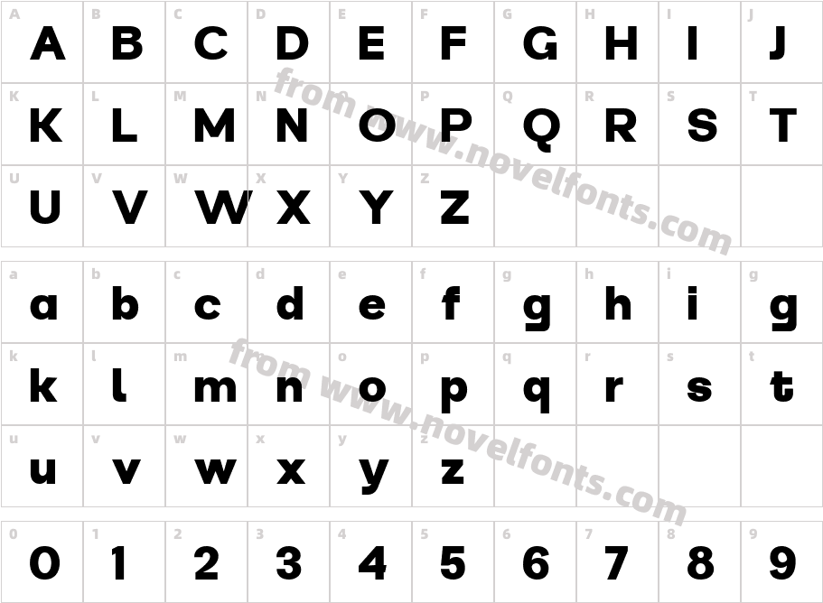 Martix RegularCharacter Map