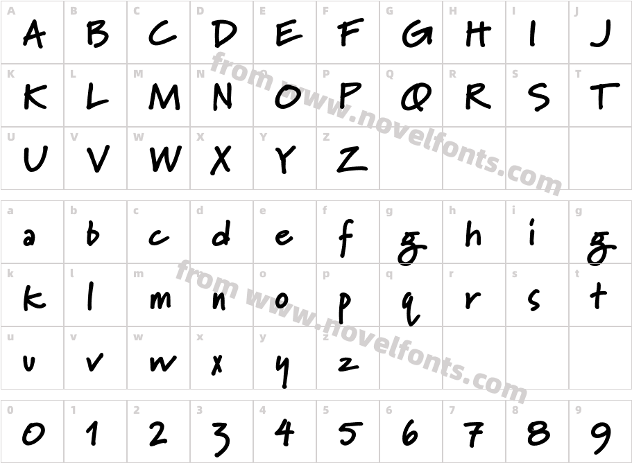 Marydale BlackCharacter Map