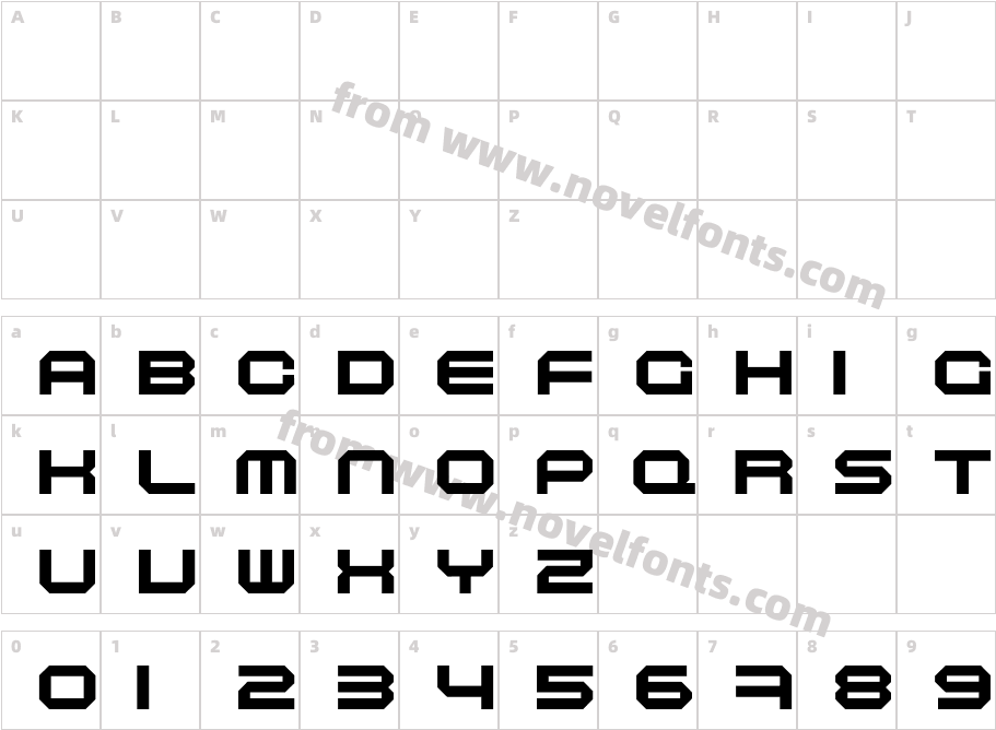 MaschinenCharacter Map