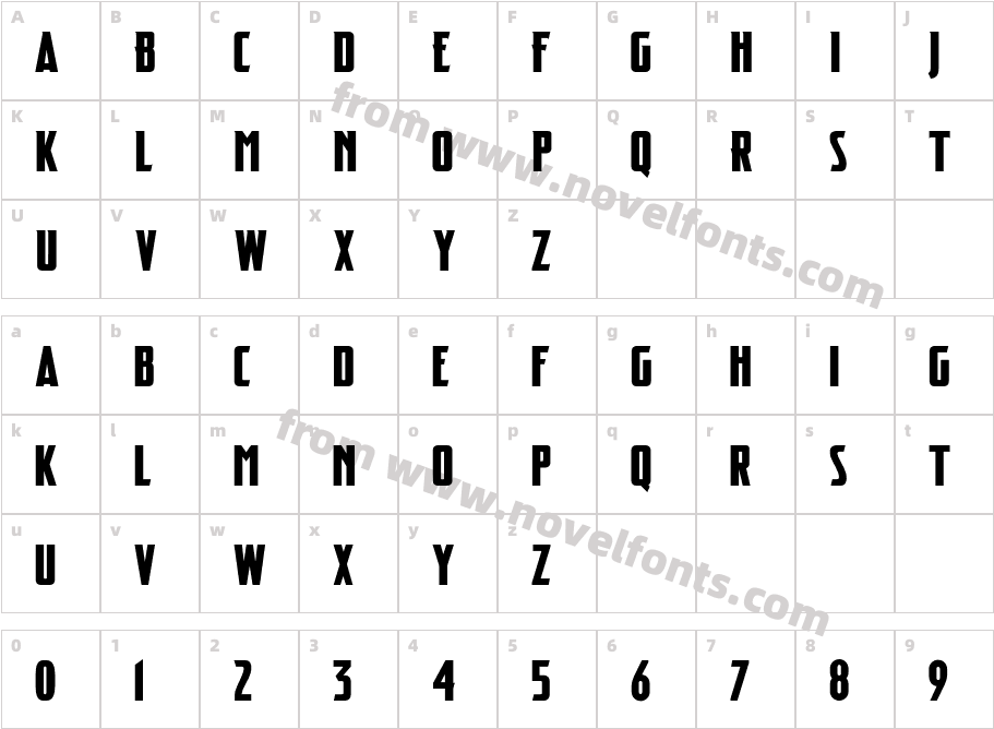 Mast HeavyCharacter Map