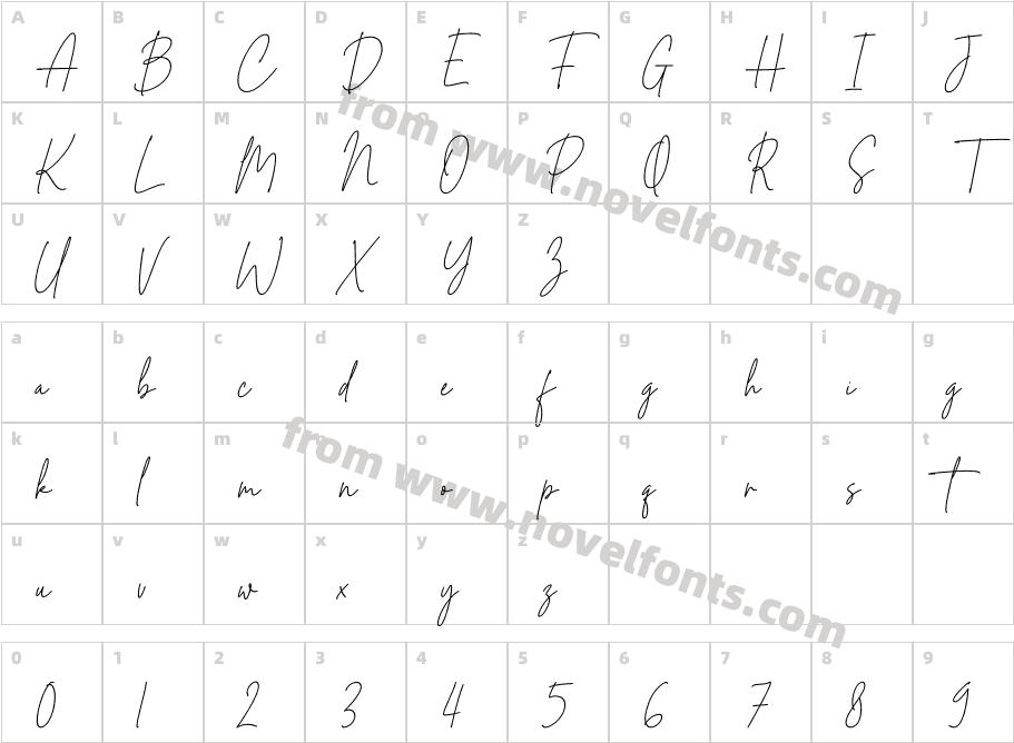 Master Photograph ItalicCharacter Map