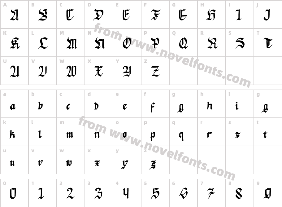 Mata PisauCharacter Map
