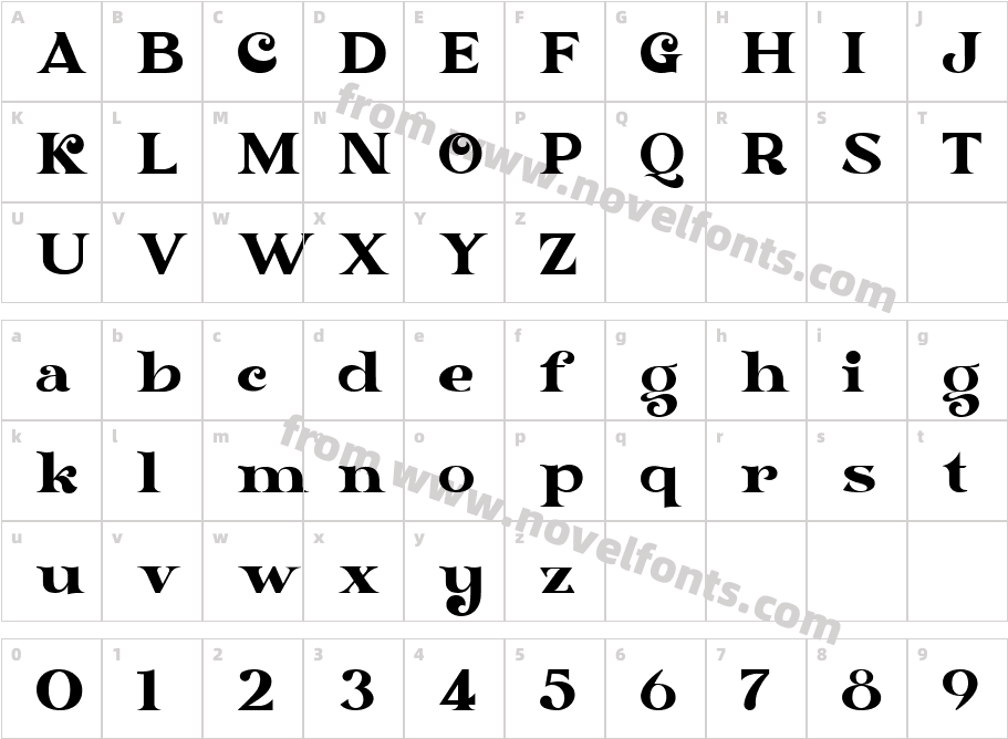Matheo 1Character Map