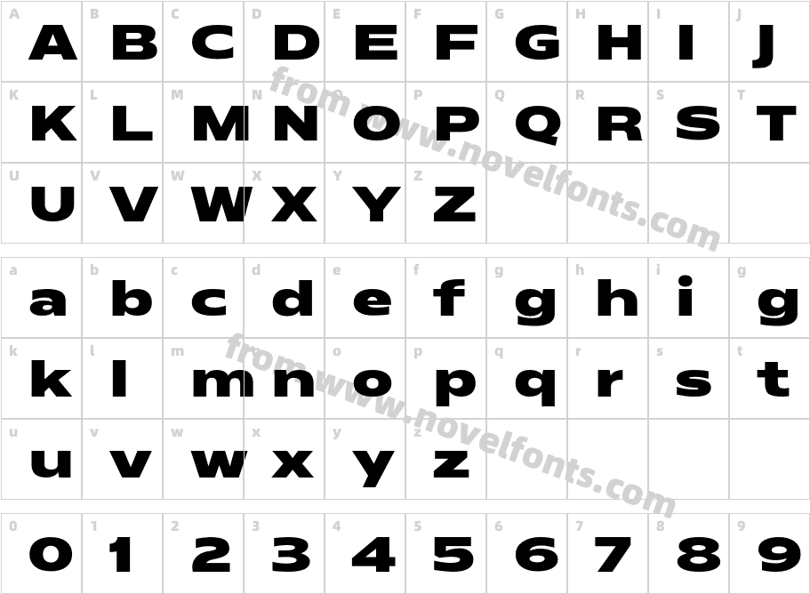 Matrice BlackCharacter Map