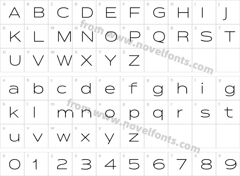 Matrice LightCharacter Map
