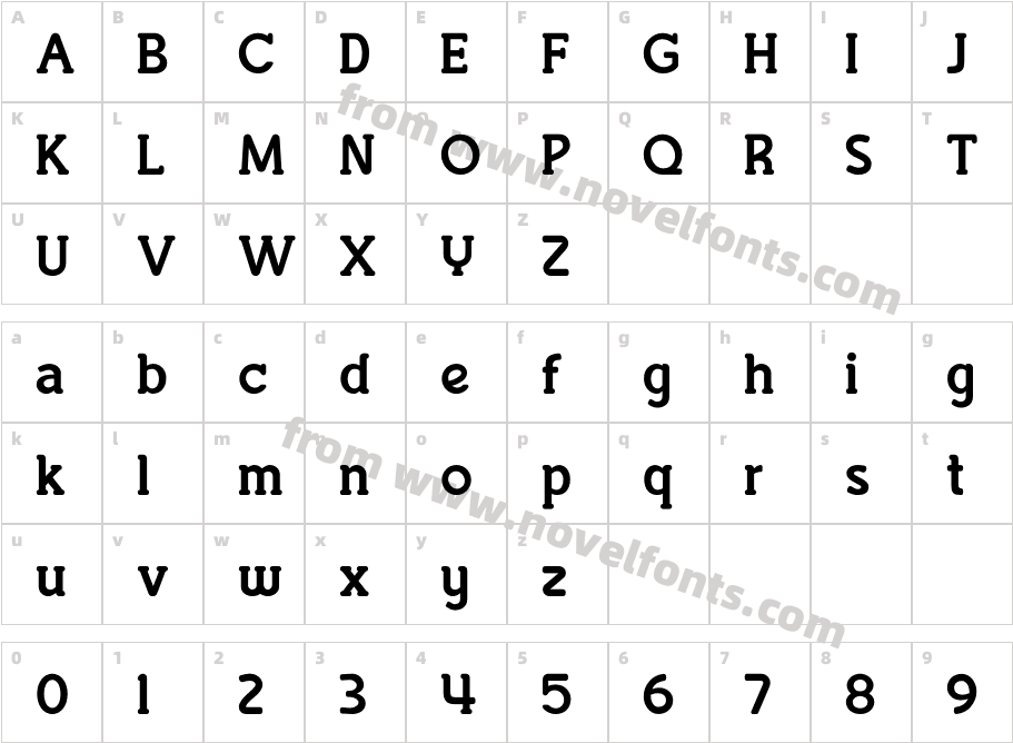MaxicoCharacter Map
