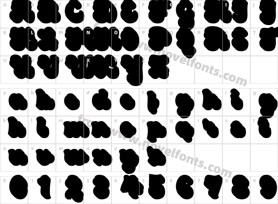 Medyan Script W05 ExtrudeCharacter Map