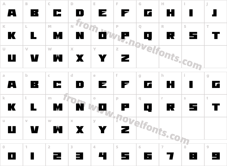 Mega MonsterCharacter Map
