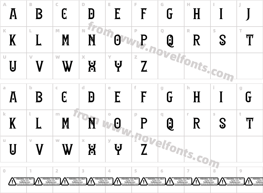 Megatron PERSONAL USE ONLY!Character Map