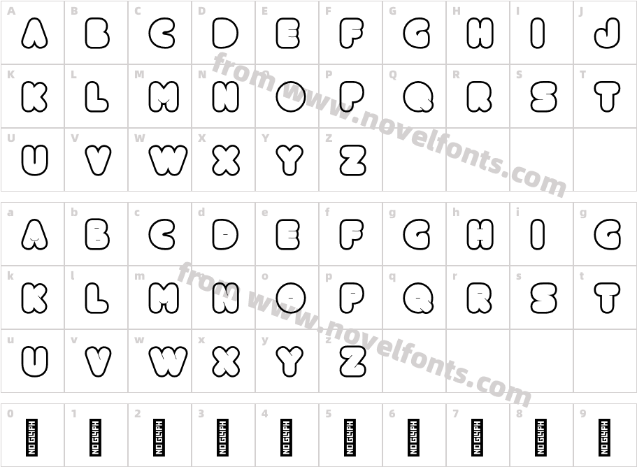 Mekko OutlineCharacter Map