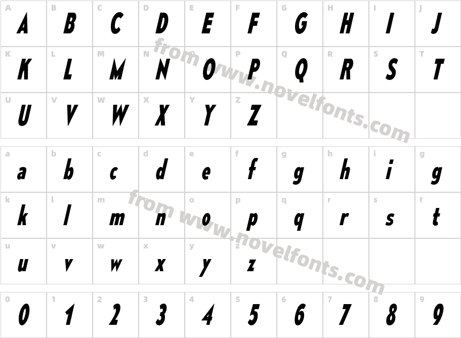 Mesmerize Cd Rg Bold ItalicCharacter Map