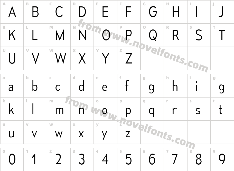 Mesmerize Sc Lt RegularCharacter Map