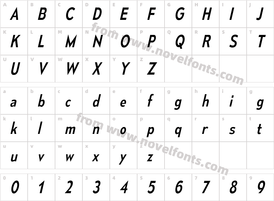 Mesmerize Sc Rg ItalicCharacter Map