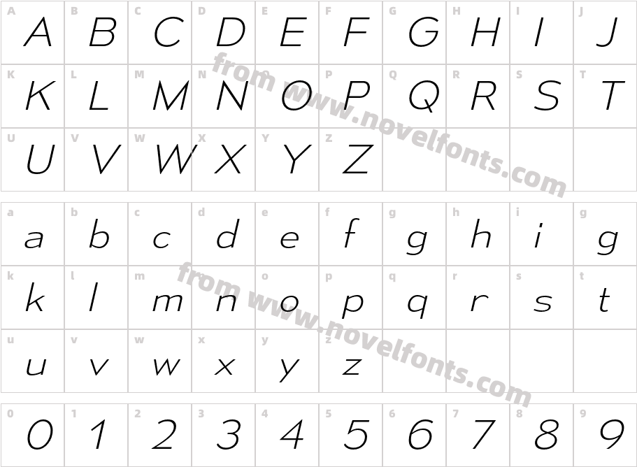 Mesmerize Se El ItalicCharacter Map